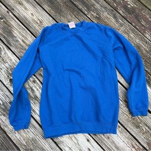 blue crewneck sweatshirt
brand dodger
size small